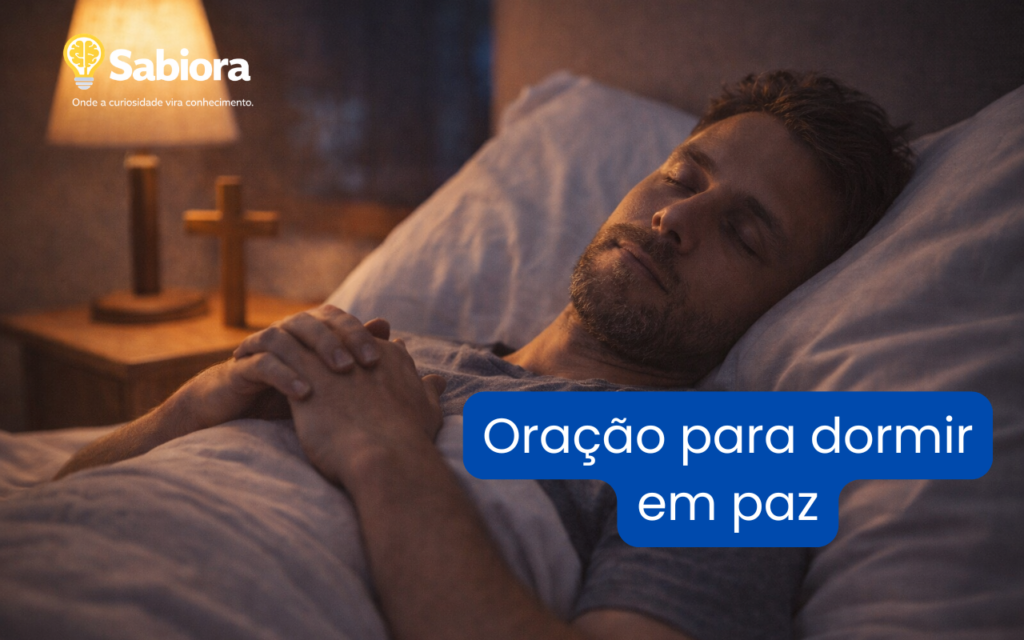 Oração para dormir em paz