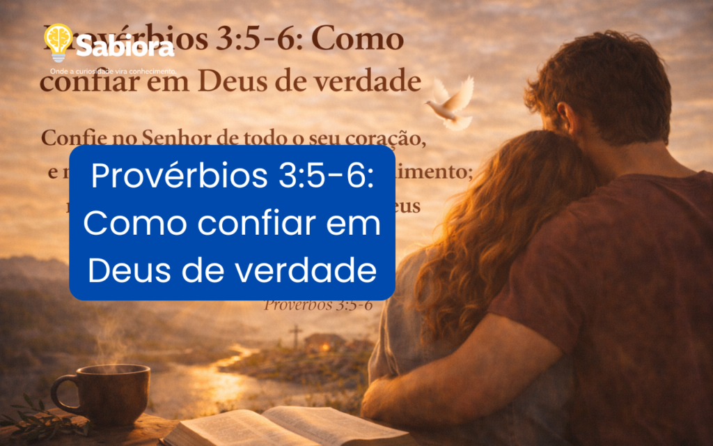 Provérbios 3:5-6: Como confiar em Deus de verdade