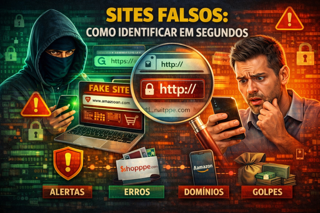 Sites falsos: como identificar em segundos