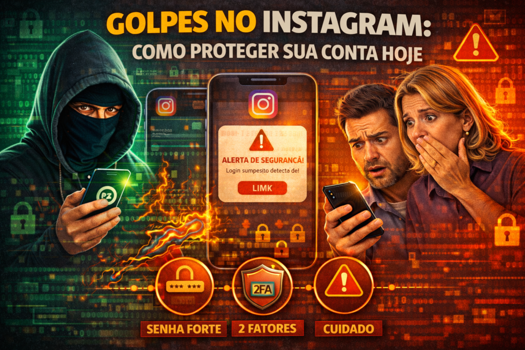 Golpes no Instagram: como proteger sua conta hoje