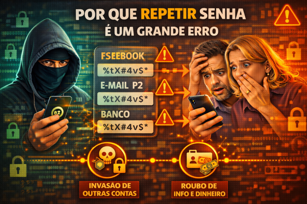 Por que repetir senha é um grande erro