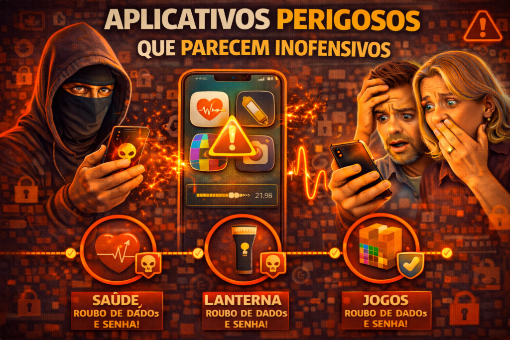 Aplicativos perigosos que parecem inofensivos