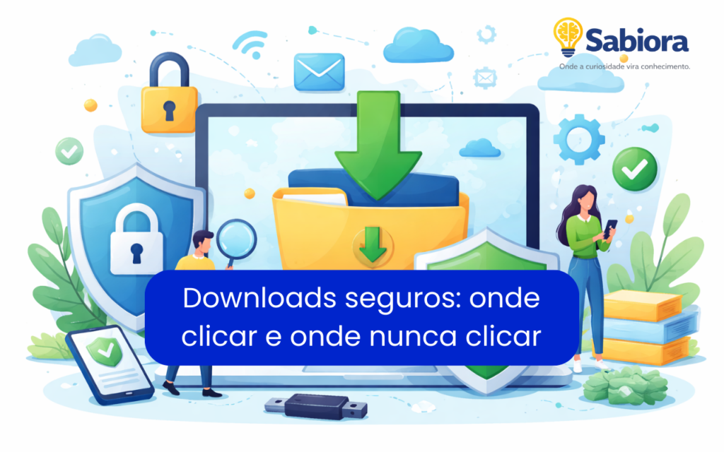Downloads seguros: onde clicar e onde nunca clicar