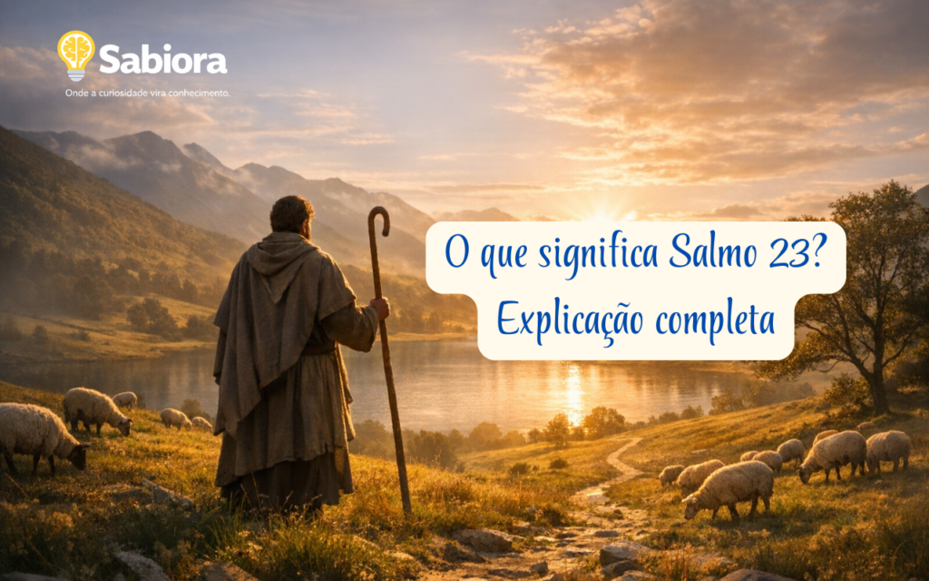 O que significa Salmo 23? Explicação completa