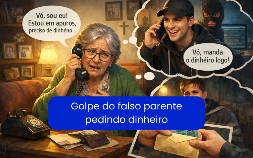 Golpe do falso parente pedindo dinheiro