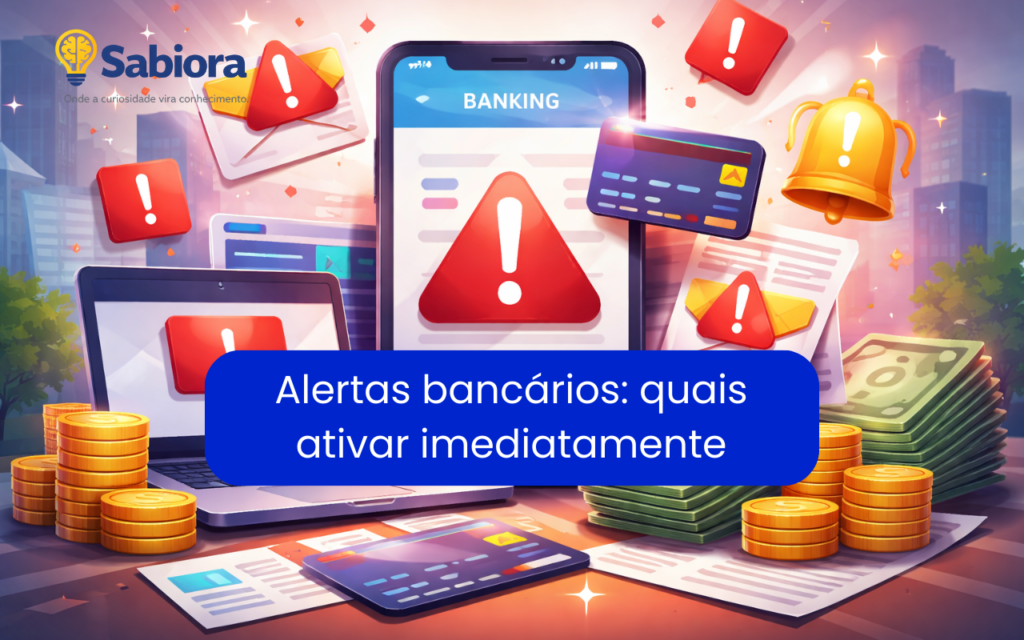 Alertas bancários: quais ativar imediatamente
