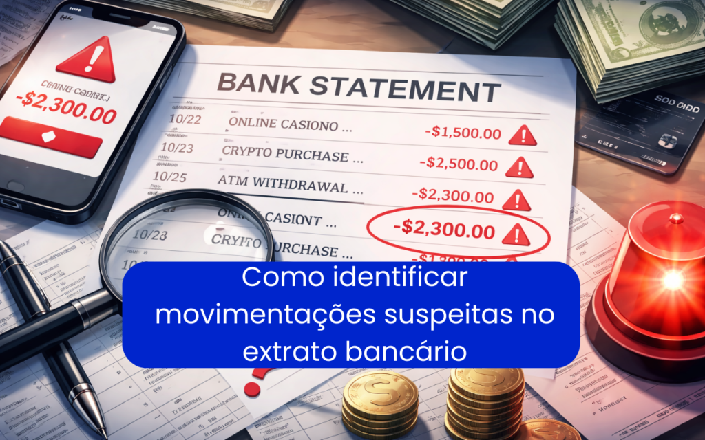 Como identificar movimentações suspeitas no extrato bancário