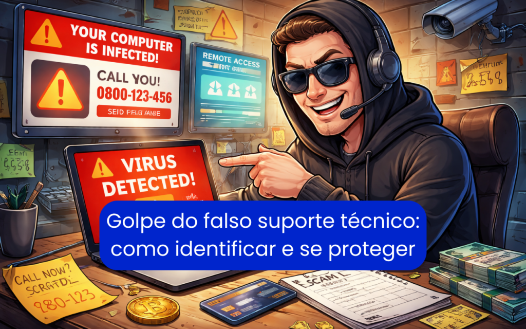 Golpe do falso suporte técnico: como identificar