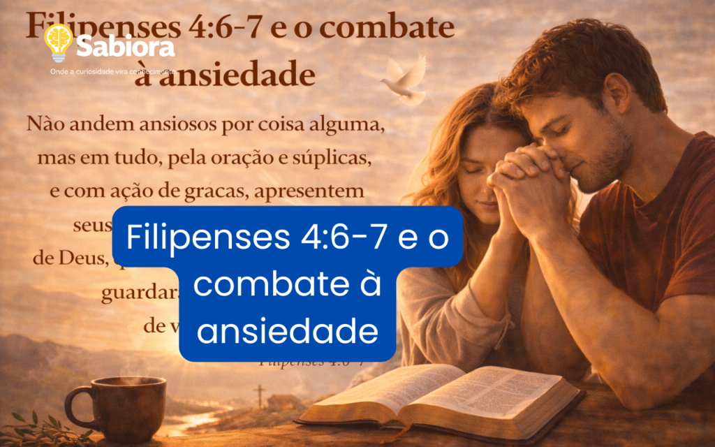 Filipenses 4:6-7 e o combate à ansiedade