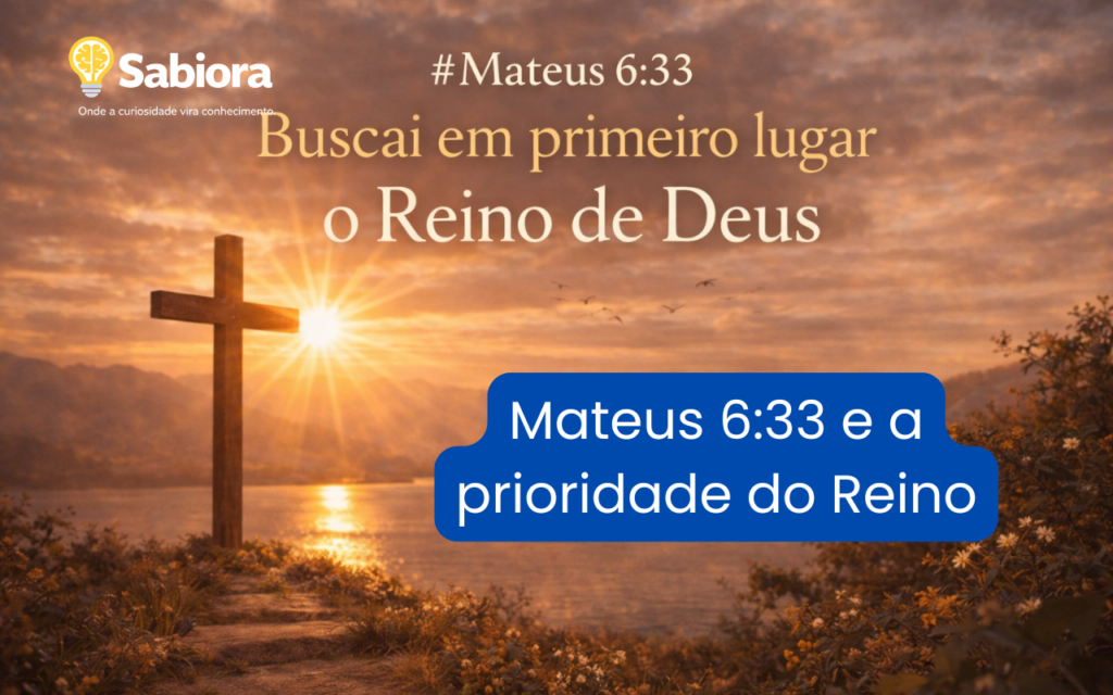 Mateus 6:33 e a prioridade do Reino